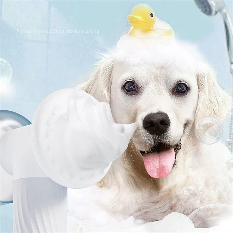 Grooming Massage Brush Pet Bath Brush Scrubber Comb For Dog Cat