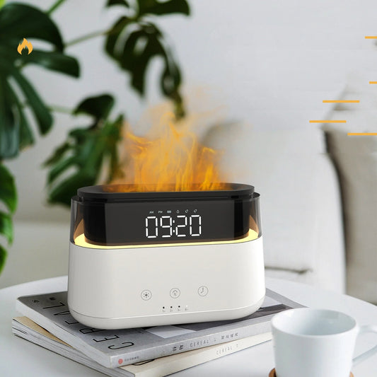 Flame Humidifier With Clock Bedroom Of Intelligent Timed Fragrance Spraying Machin